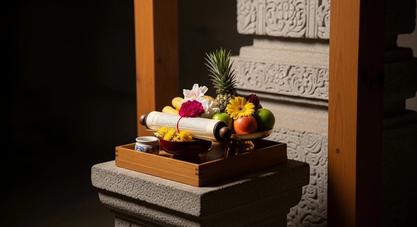 Khung cảnh yên bình tại Chùa Hà với kiến trúc cổ kính và cây xanh, tạo không gian thanh tịnh cho người hành hương.