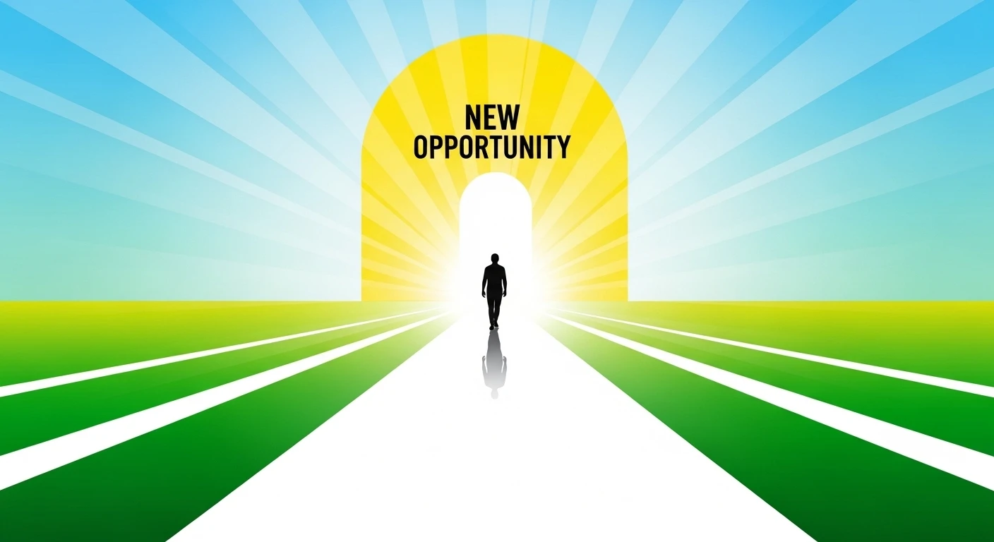 Hình ảnh một đám cưới lãng mạn với cô dâu chú rể đứng quay lưng, mờ ảo như trong giấc mơ. Bối cảnh có ánh sáng huyền ảo, tạo cảm giác về sự bí ẩn và khởi đầu mới.