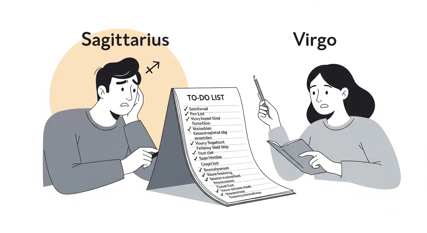 Một người đang sắp xếp sách vở gọn gàng trên bàn làm việc, thể hiện sự tỉ mỉ, ngăn nắp và chú trọng chi tiết của cung Xử Nữ.