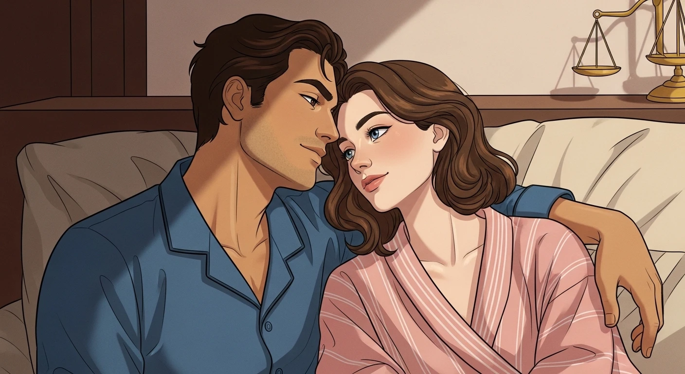 Cặp đôi Sư Tử và Thiên Bình đang khiêu vũ trong một buổi dạ tiệc, người phụ nữ Thiên Bình duyên dáng và người đàn ông Sư Tử lịch lãm, thể hiện sự 'gái sắc trai tài'.