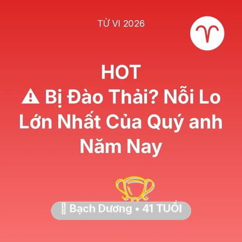 Xem tử vi Bạch Dương sinh năm 1985 Nam Mạng: ⚠️ Bị Đào Thải? Nỗi Lo Lớn Nhất Của Quý anh Bạch Dương Năm Nay