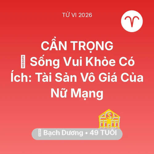 Xem tử vi Bạch Dương sinh năm 1977 Nữ Mạng: 🌟 Sống Vui Khỏe Có Ích: Tài Sản Vô Giá Của Nữ Mạng Bạch Dương