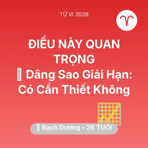 Xem tử vi Bạch Dương sinh năm 1998 : 🕯️ Dâng Sao Giải Hạn: Bạch Dương Có Cần Thiết Không