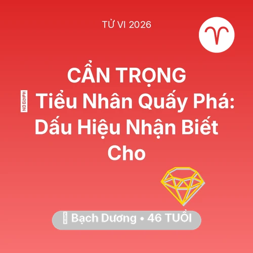 Xem tử vi Bạch Dương sinh năm 1980 : 👺 Tiểu Nhân Quấy Phá: Dấu Hiệu Nhận Biết Cho Bạch Dương