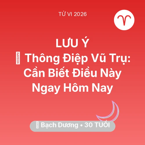 Xem tử vi Bạch Dương sinh năm 1996 : 🌌 Thông Điệp Vũ Trụ: Bạch Dương Cần Biết Điều Này Ngay Hôm Nay