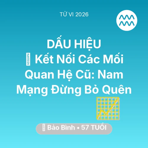 Xem tử vi Bảo Bình sinh năm 1969 Nam Mạng: 🤝 Kết Nối Các Mối Quan Hệ Cũ: Nam Mạng Bảo Bình Đừng Bỏ Quên