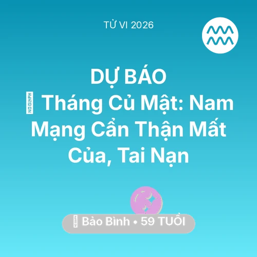 Xem tử vi Bảo Bình sinh năm 1967 Nam Mạng: 🛑 Tháng Củ Mật: Nam Mạng Bảo Bình Cẩn Thận Mất Của, Tai Nạn