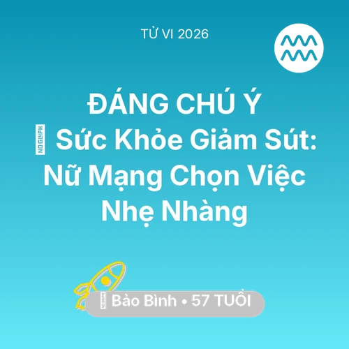 Xem tử vi Bảo Bình sinh năm 1969 Nữ Mạng: 📉 Sức Khỏe Giảm Sút: Nữ Mạng Bảo Bình Chọn Việc Nhẹ Nhàng