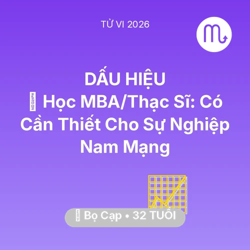 Xem tử vi Bọ Cạp sinh năm 1994 Nam Mạng: 📚 Học MBA/Thạc Sĩ: Có Cần Thiết Cho Sự Nghiệp Nam Mạng Bọ Cạp