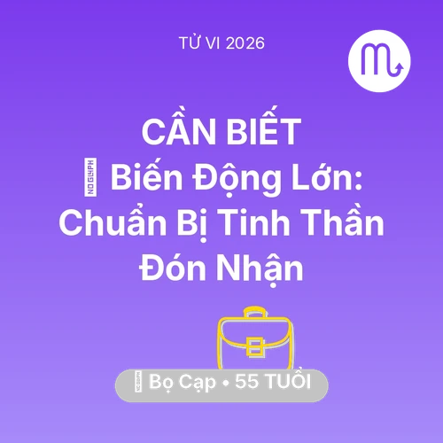 Tử vi Bọ Cạp sinh năm 1971 trong năm 2026: 🌪️ Biến Động Lớn: Bọ Cạp Chuẩn Bị Tinh Thần Đón Nhận