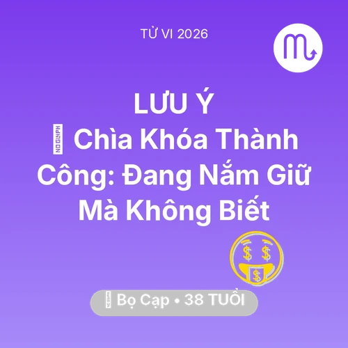 Xem tử vi Bọ Cạp sinh năm 1988 : 🗝️ Chìa Khóa Thành Công: Bọ Cạp Đang Nắm Giữ Mà Không Biết