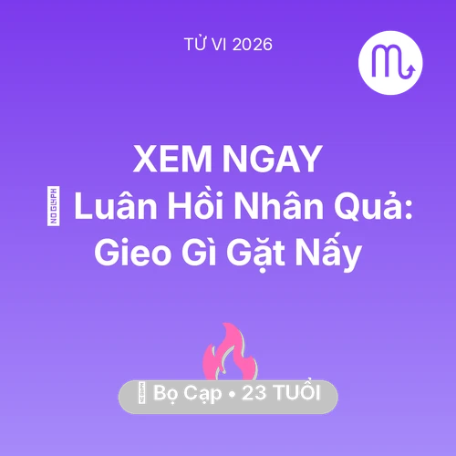 Xem tử vi Bọ Cạp sinh năm 2003 : 🕊️ Luân Hồi Nhân Quả: Bọ Cạp Gieo Gì Gặt Nấy