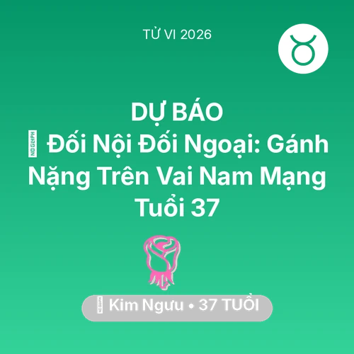 Xem tử vi Kim Ngưu sinh năm 1989 Nam Mạng: 🤝 Đối Nội Đối Ngoại: Gánh Nặng Trên Vai Nam Mạng Kim Ngưu Tuổi 37
