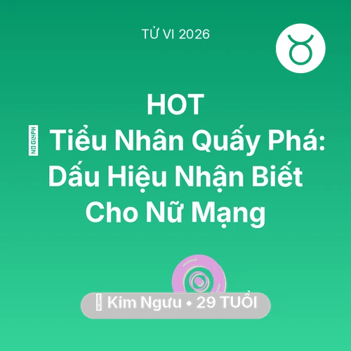 Xem tử vi Kim Ngưu sinh năm 1997 Nữ Mạng: 👺 Tiểu Nhân Quấy Phá: Dấu Hiệu Nhận Biết Cho Nữ Mạng Kim Ngưu