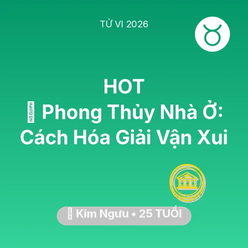 Xem tử vi Kim Ngưu sinh năm 2001 : 🏠 Phong Thủy Nhà Ở: Cách Kim Ngưu Hóa Giải Vận Xui