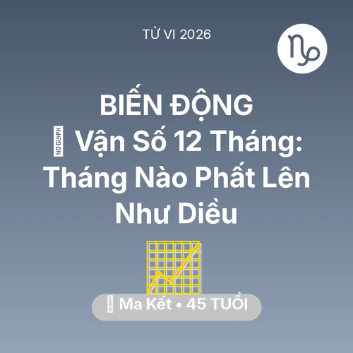 Xem tử vi Ma Kết sinh năm 1981 : 📈 Vận Số 12 Tháng: Tháng Nào Ma Kết Phất Lên Như Diều