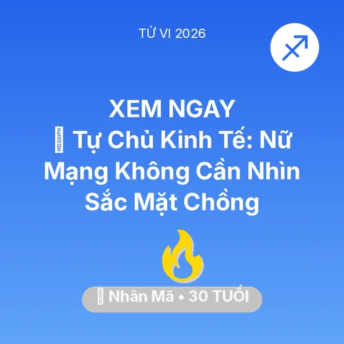 Xem tử vi Nhân Mã sinh năm 1996 Nữ Mạng: 💰 Tự Chủ Kinh Tế: Nữ Mạng Nhân Mã Không Cần Nhìn Sắc Mặt Chồng