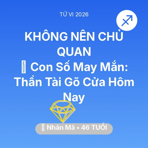 Xem tử vi Nhân Mã sinh năm 1980 : 🌟 Con Số May Mắn: Thần Tài Gõ Cửa Nhân Mã Hôm Nay