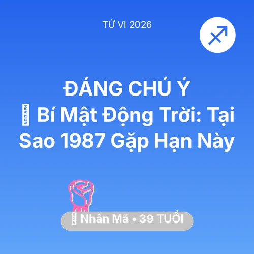 Vận hạn Nhân Mã sinh năm 1987 trong năm (2026): 🤫 Bí Mật Động Trời: Tại Sao Nhân Mã 1987 Gặp Hạn Này
