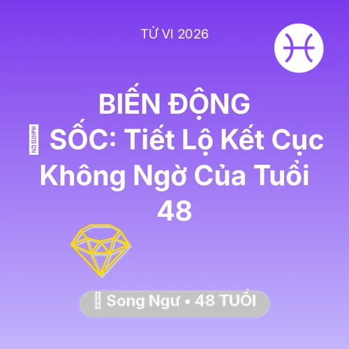 Vận hạn Song Ngư sinh năm 1978 trong năm (2026): 😱 SỐC: Tiết Lộ Kết Cục Không Ngờ Của Song Ngư Tuổi 48