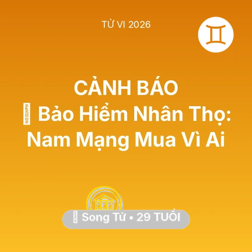 Xem tử vi Song Tử sinh năm 1997 Nam Mạng: 🧩 Bảo Hiểm Nhân Thọ: Nam Mạng Song Tử Mua Vì Ai