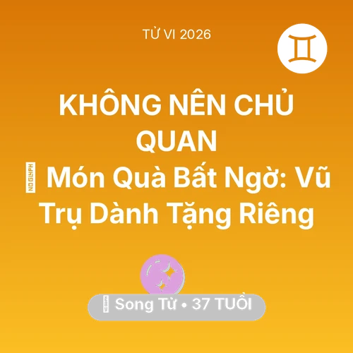 Xem tử vi Song Tử sinh năm 1989 : 🎁 Món Quà Bất Ngờ: Vũ Trụ Dành Tặng Riêng Song Tử