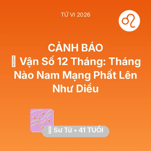 Xem tử vi Sư Tử sinh năm 1985 Nam Mạng: 📈 Vận Số 12 Tháng: Tháng Nào Nam Mạng Sư Tử Phất Lên Như Diều