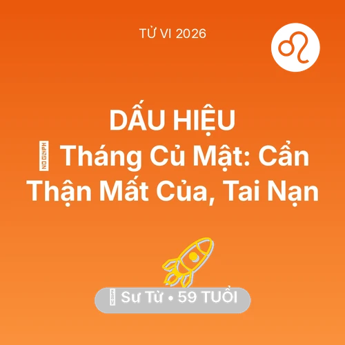 Xem tử vi Sư Tử sinh năm 1967 : 🛑 Tháng Củ Mật: Sư Tử Cẩn Thận Mất Của, Tai Nạn