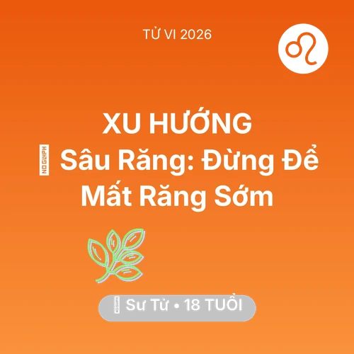 Xem tử vi Sư Tử sinh năm 2008 : 🦷 Sâu Răng: Sư Tử Đừng Để Mất Răng Sớm