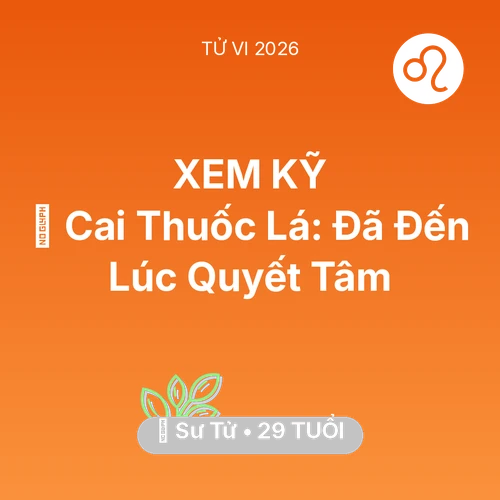 Xem tử vi Sư Tử sinh năm 1997 : 🚬 Cai Thuốc Lá: Sư Tử Đã Đến Lúc Quyết Tâm