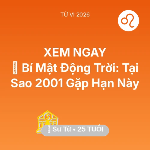 Xem tử vi Sư Tử sinh năm 2001 : 🤫 Bí Mật Động Trời: Tại Sao Sư Tử 2001 Gặp Hạn Này