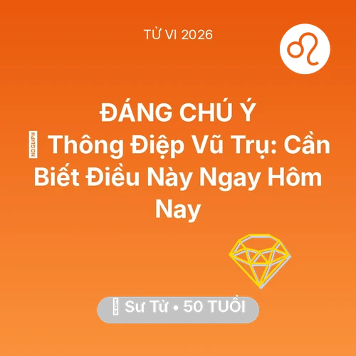 Xem tử vi Sư Tử sinh năm 1976 : 🌌 Thông Điệp Vũ Trụ: Sư Tử Cần Biết Điều Này Ngay Hôm Nay