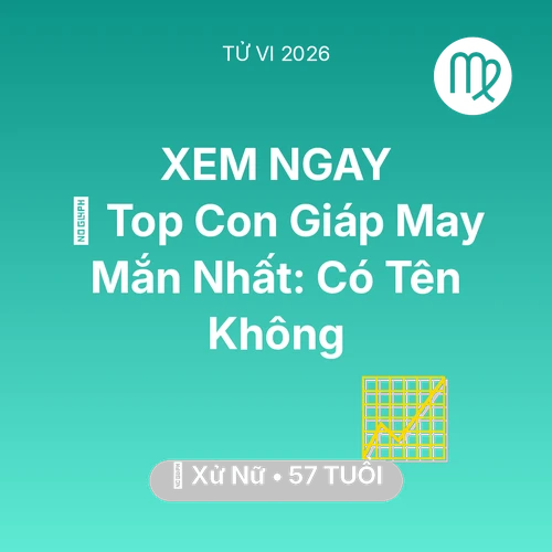 Xem tử vi Xử Nữ sinh năm 1969 : 🏆 Top Con Giáp May Mắn Nhất: Có Tên Xử Nữ Không