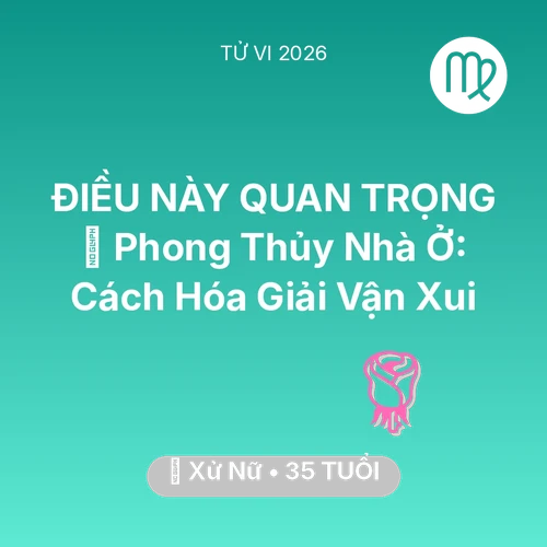 Xem tử vi Xử Nữ sinh năm 1991 : 🏠 Phong Thủy Nhà Ở: Cách Xử Nữ Hóa Giải Vận Xui