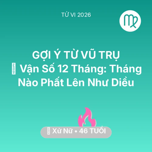 Xem tử vi Xử Nữ sinh năm 1980 : 📈 Vận Số 12 Tháng: Tháng Nào Xử Nữ Phất Lên Như Diều