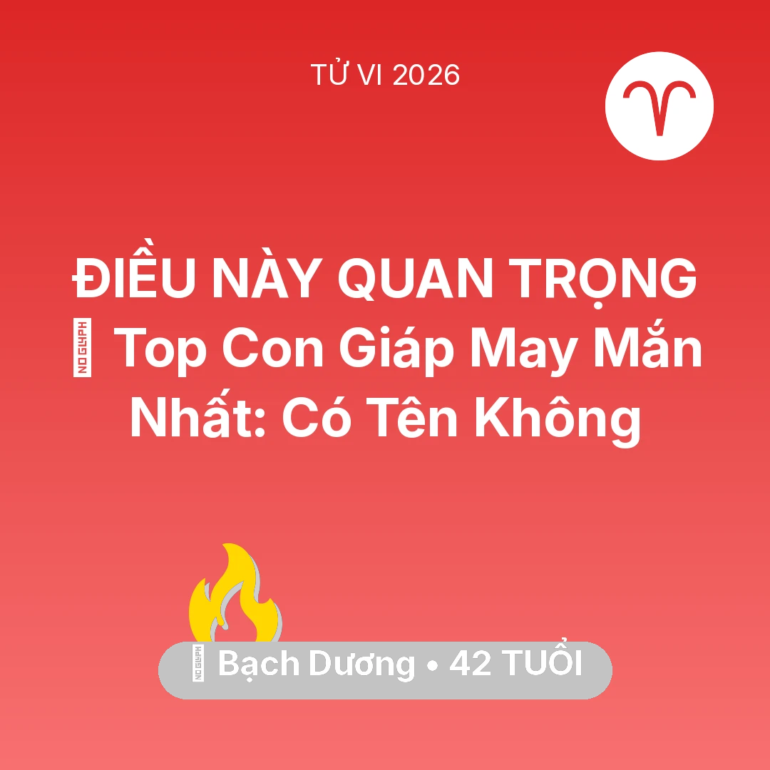 Tổng quan Sự Nghiệp tuổi 42 - Xem tử vi Bạch Dương sinh năm 1984 : 🏆 Top Con Giáp May Mắn Nhất: Có Tên Bạch Dương Không