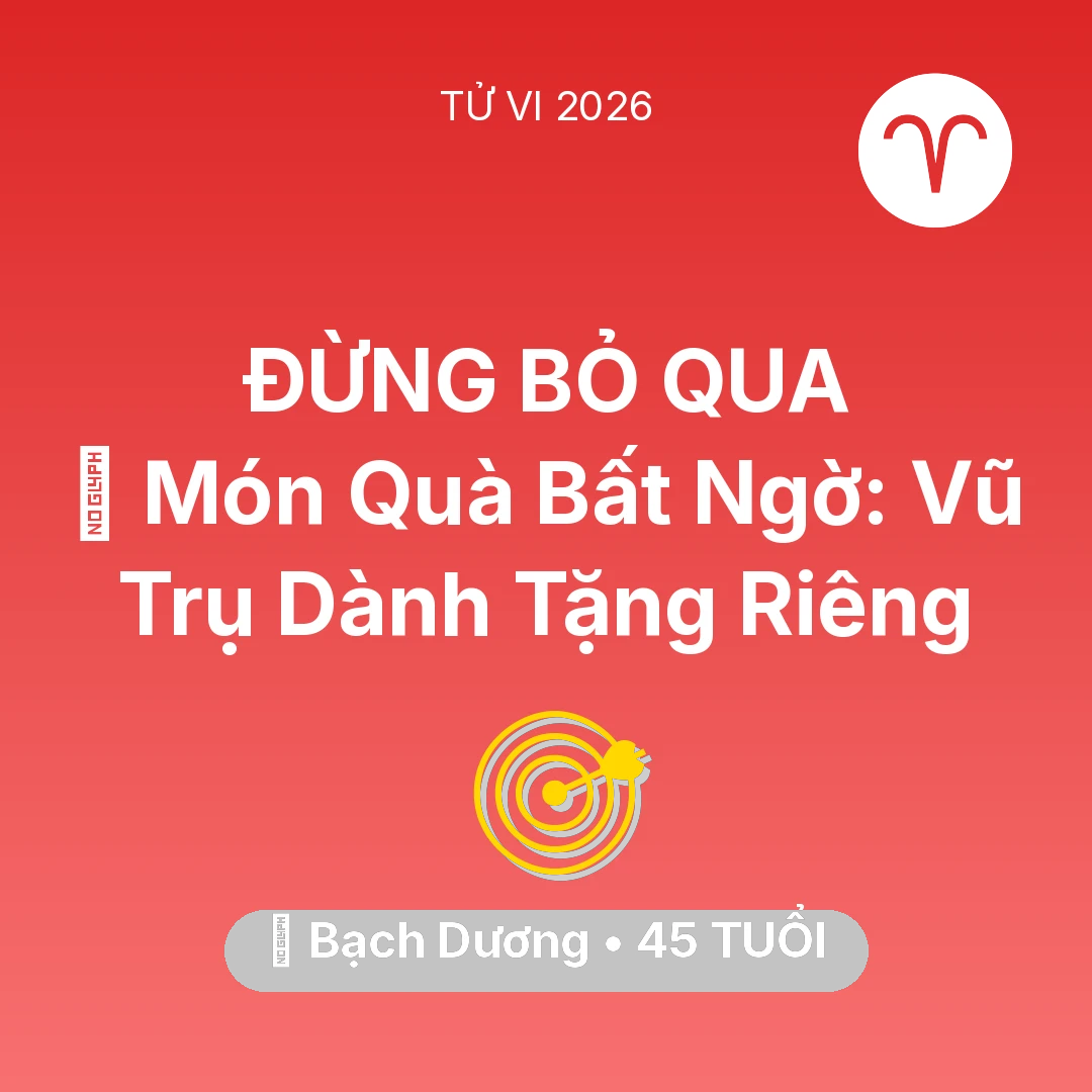 Tổng quan Sự Nghiệp tuổi 45 - Xem tử vi Bạch Dương sinh năm 1981 : 🎁 Món Quà Bất Ngờ: Vũ Trụ Dành Tặng Riêng Bạch Dương