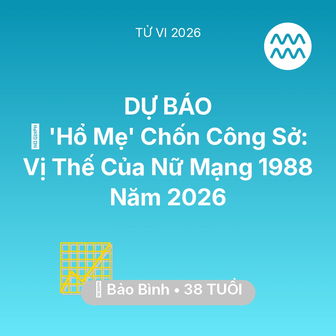 Tổng quan Sự Nghiệp tuổi 38 - Vận hạn Bảo Bình sinh năm 1988 trong năm (2026): 🦁 'Hổ Mẹ' Chốn Công Sở: Vị Thế Của Nữ Mạng Bảo Bình 1988 Năm 2026