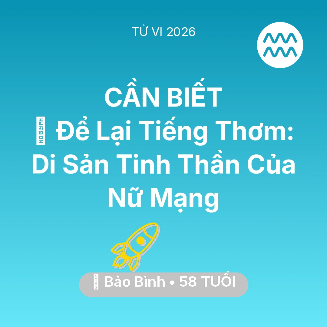 Tổng quan Sự Nghiệp tuổi 58 - Xem tử vi Bảo Bình sinh năm 1968 Nữ Mạng: 🕊️ Để Lại Tiếng Thơm: Di Sản Tinh Thần Của Nữ Mạng Bảo Bình