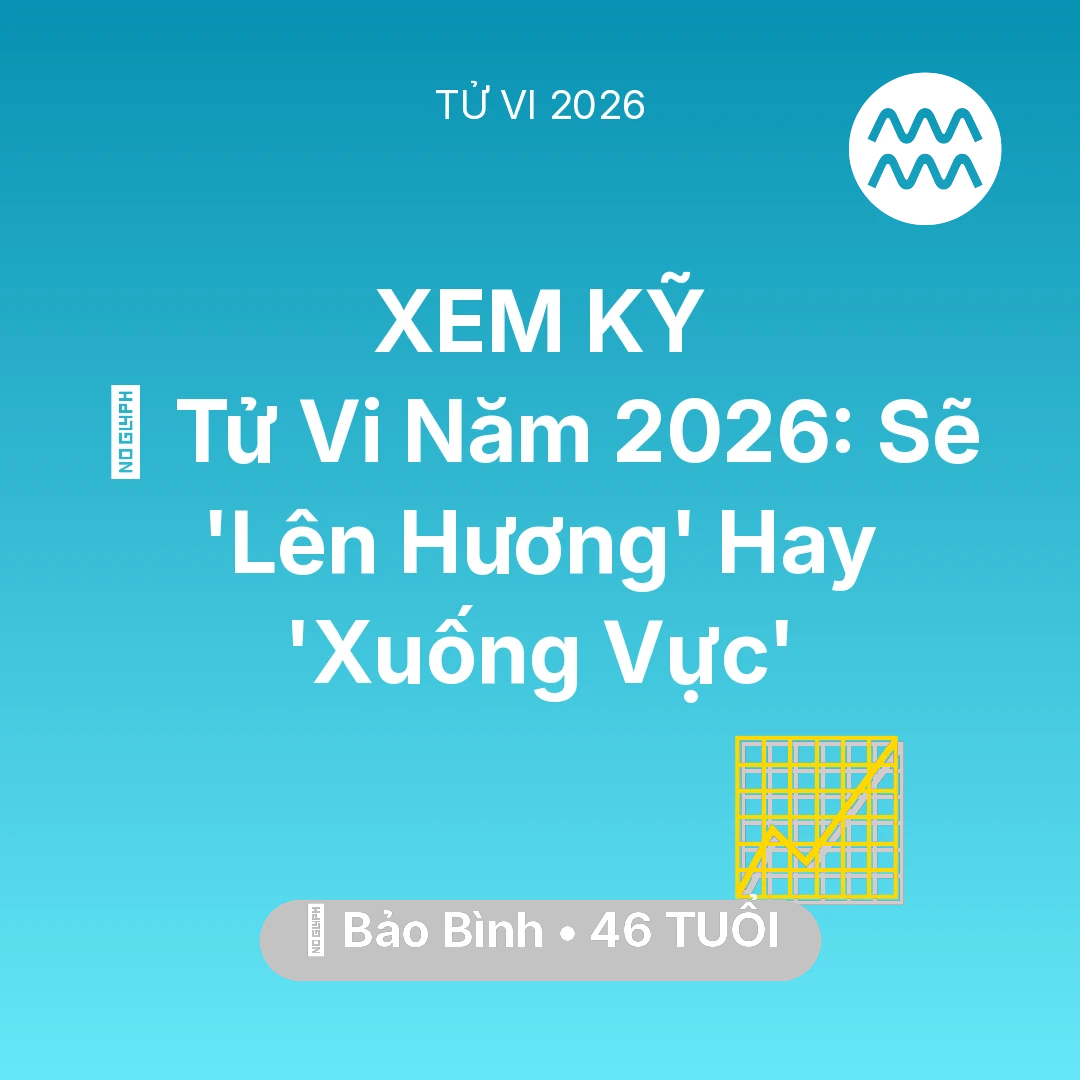 Tổng quan Sự Nghiệp tuổi 46 - Vận hạn Bảo Bình sinh năm 1980 trong năm (2026): 🔥 Tử Vi Năm 2026: Bảo Bình Sẽ 'Lên Hương' Hay 'Xuống Vực'
