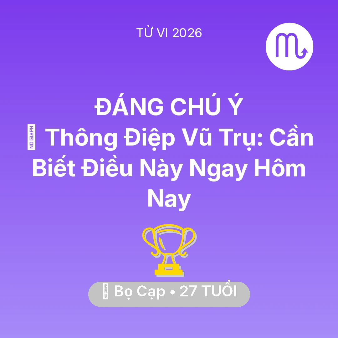 Tổng quan Sự Nghiệp tuổi 27 - Xem tử vi Bọ Cạp sinh năm 1999 : 🌌 Thông Điệp Vũ Trụ: Bọ Cạp Cần Biết Điều Này Ngay Hôm Nay