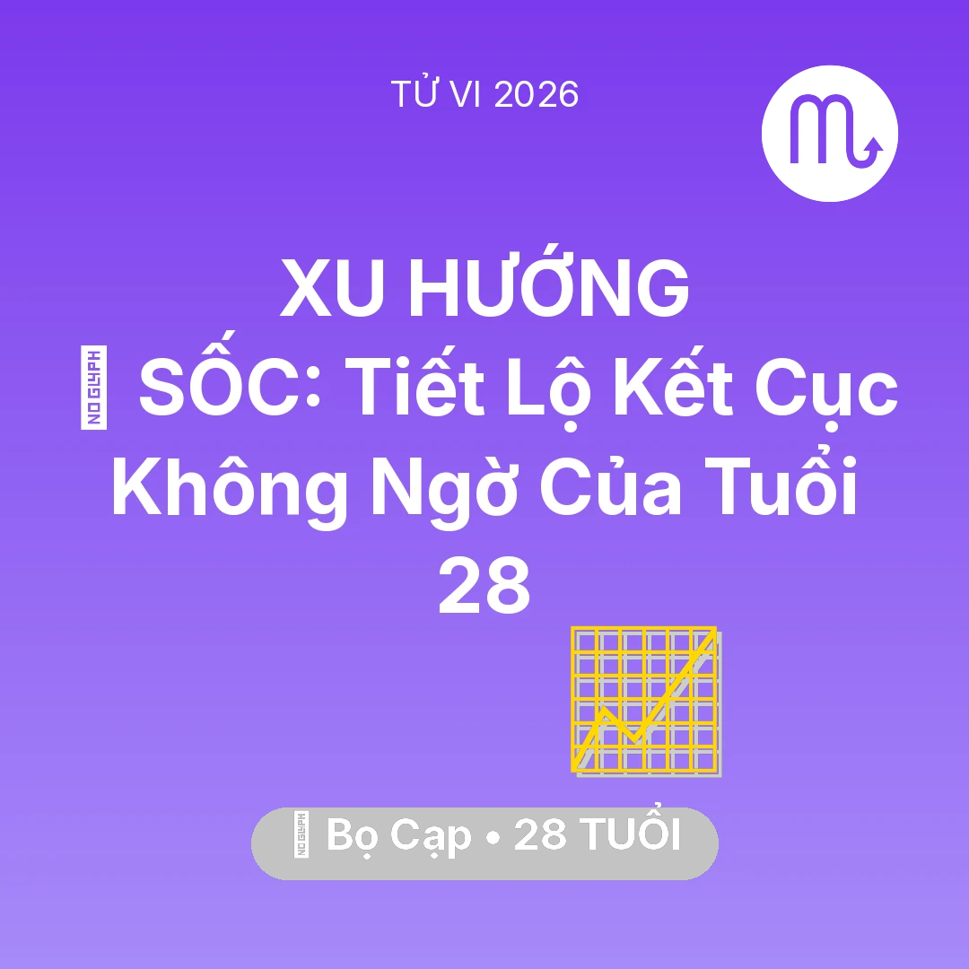Tổng quan Sự Nghiệp tuổi 28 - Tử vi Bọ Cạp sinh năm 1998 trong năm 2026: 😱 SỐC: Tiết Lộ Kết Cục Không Ngờ Của Bọ Cạp Tuổi 28