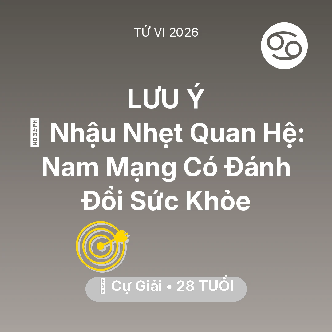 Tổng quan Sự Nghiệp tuổi 28 - Xem tử vi Cự Giải sinh năm 1998 Nam Mạng: 🍺 Nhậu Nhẹt Quan Hệ: Nam Mạng Cự Giải Có Đánh Đổi Sức Khỏe