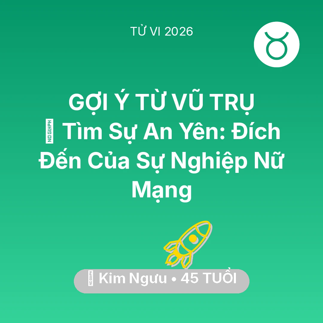 Tổng quan Sự Nghiệp tuổi 45 - Xem tử vi Kim Ngưu sinh năm 1981 Nữ Mạng: 🕊️ Tìm Sự An Yên: Đích Đến Của Sự Nghiệp Nữ Mạng Kim Ngưu