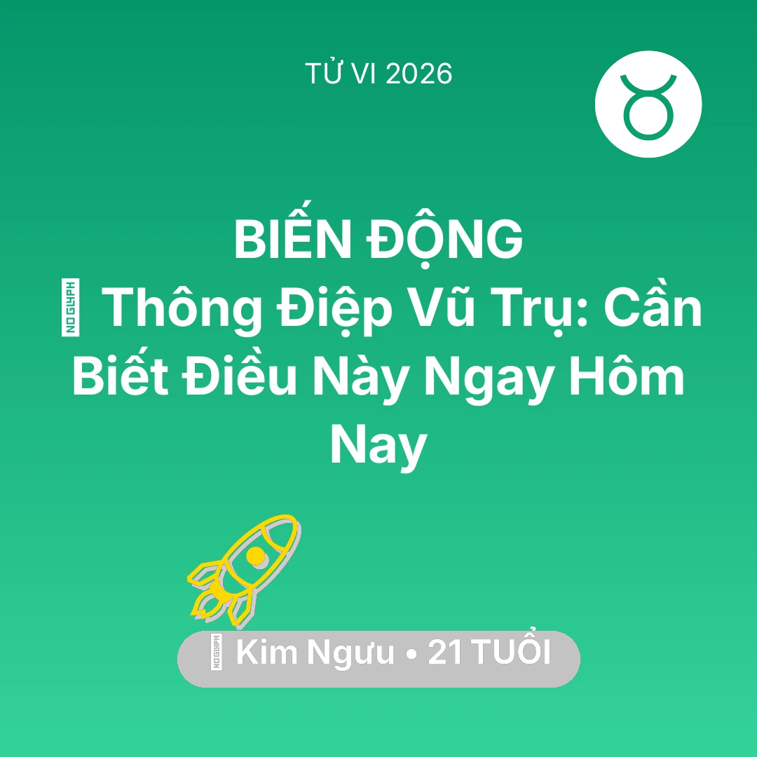 Tổng quan Sự Nghiệp tuổi 21 - Xem tử vi Kim Ngưu sinh năm 2005 : 🌌 Thông Điệp Vũ Trụ: Kim Ngưu Cần Biết Điều Này Ngay Hôm Nay