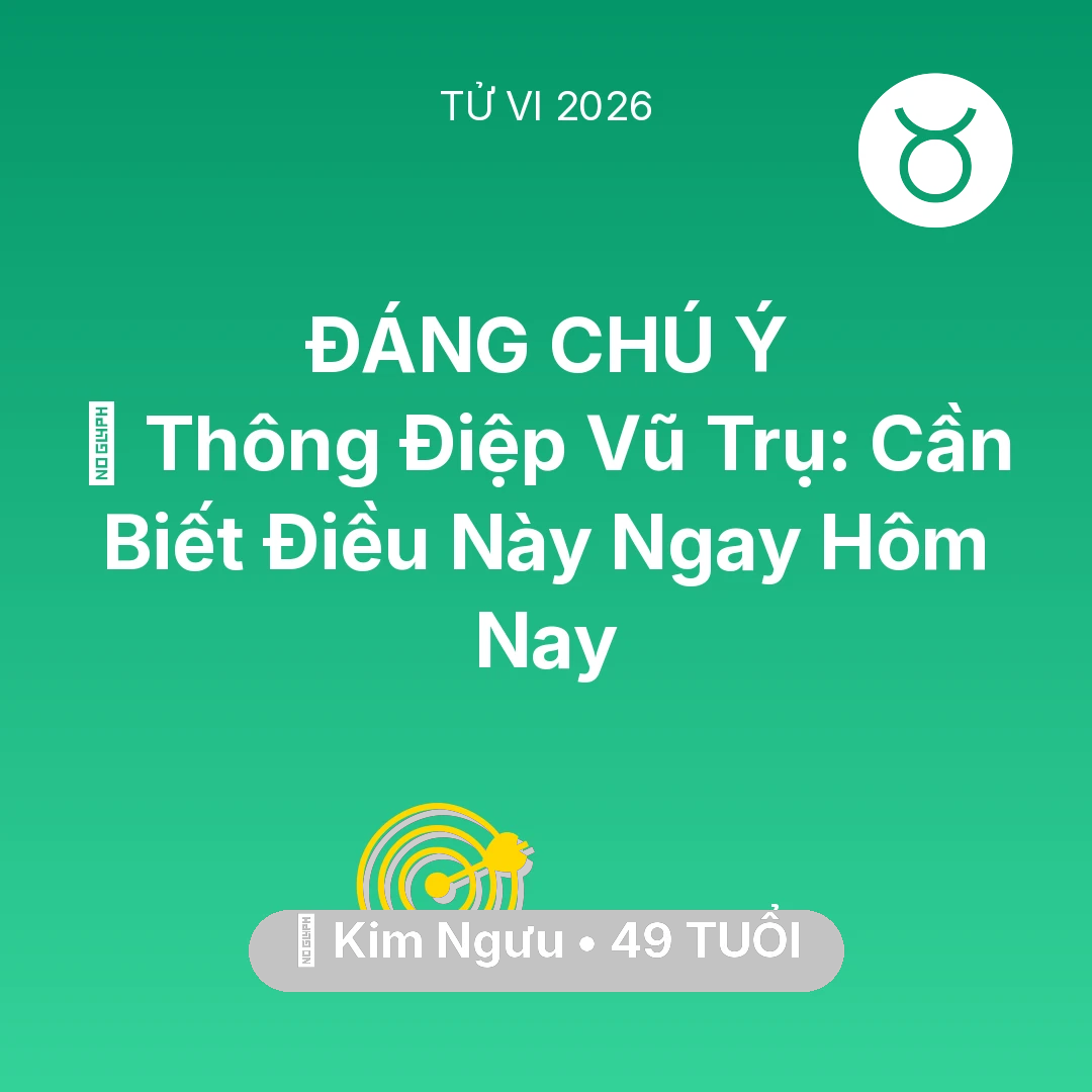 Tổng quan Sự Nghiệp tuổi 49 - Xem tử vi Kim Ngưu sinh năm 1977 : 🌌 Thông Điệp Vũ Trụ: Kim Ngưu Cần Biết Điều Này Ngay Hôm Nay