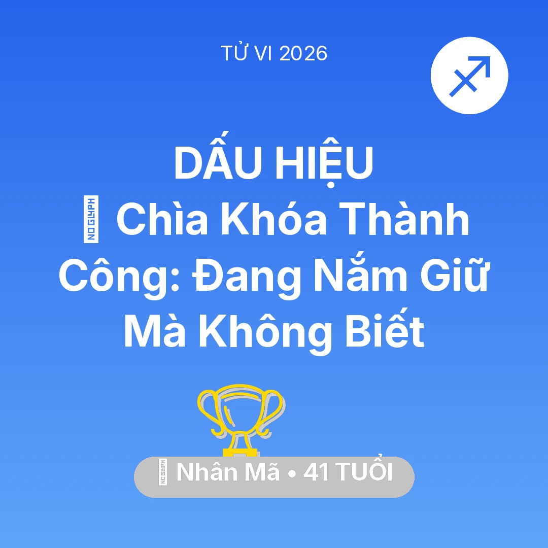 Tổng quan Sự Nghiệp tuổi 41 - Xem tử vi Nhân Mã sinh năm 1985 : 🗝️ Chìa Khóa Thành Công: Nhân Mã Đang Nắm Giữ Mà Không Biết