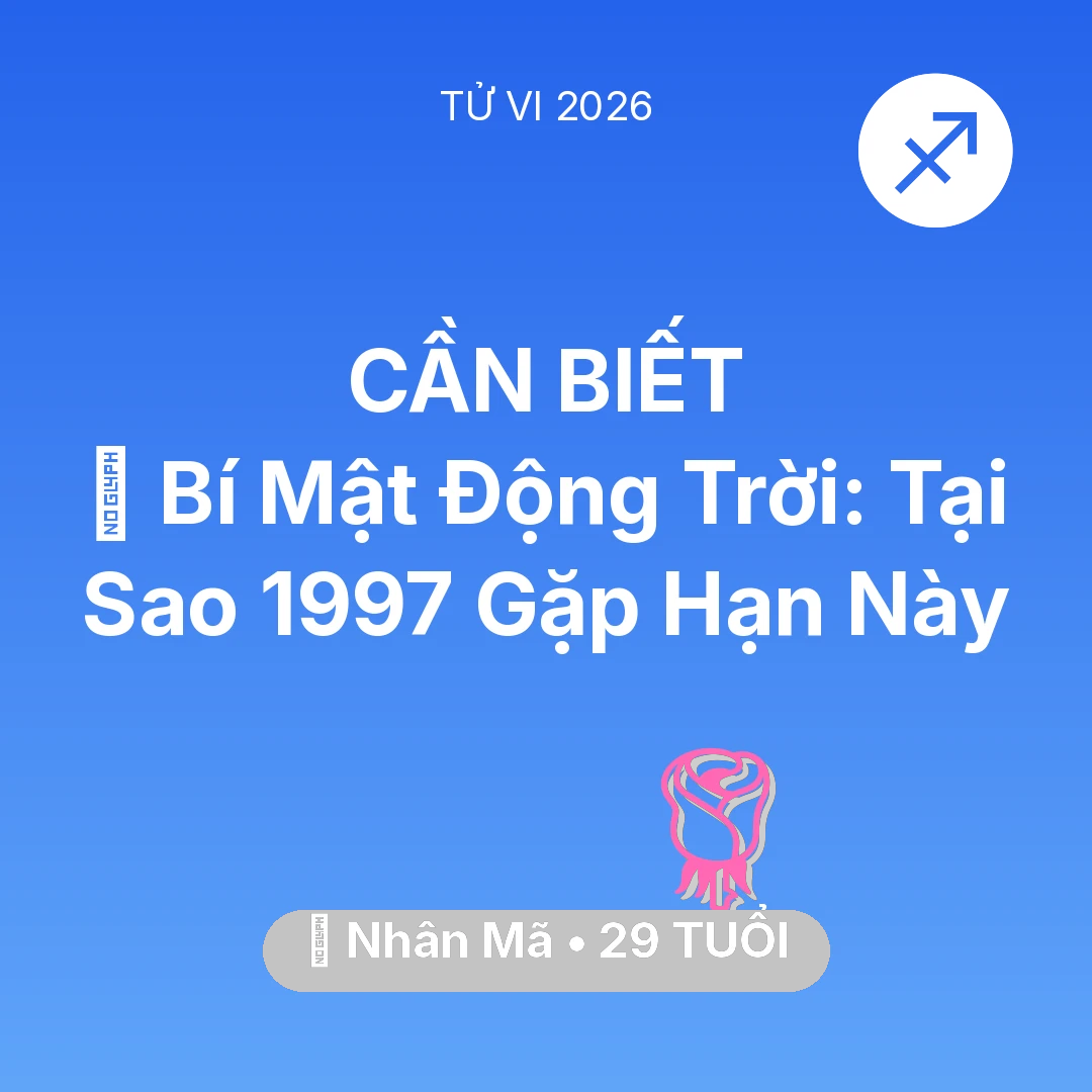 Tổng quan Tình Yêu tuổi 29 - Xem tử vi Nhân Mã sinh năm 1997 : 🤫 Bí Mật Động Trời: Tại Sao Nhân Mã 1997 Gặp Hạn Này