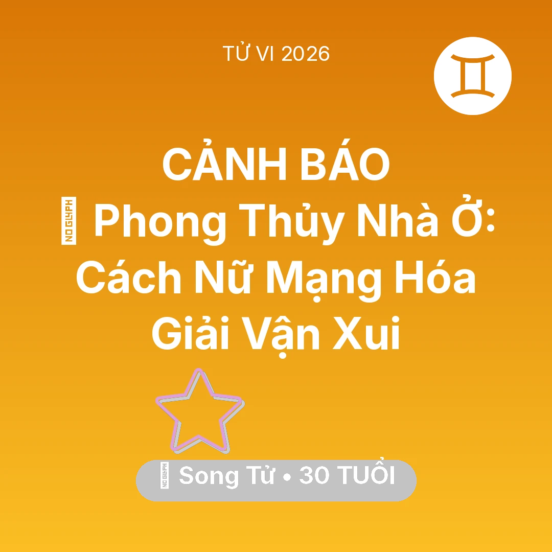 Tổng quan Vận Mệnh tuổi 30 - Xem tử vi Song Tử sinh năm 1996 Nữ Mạng: 🏠 Phong Thủy Nhà Ở: Cách Nữ Mạng Song Tử Hóa Giải Vận Xui