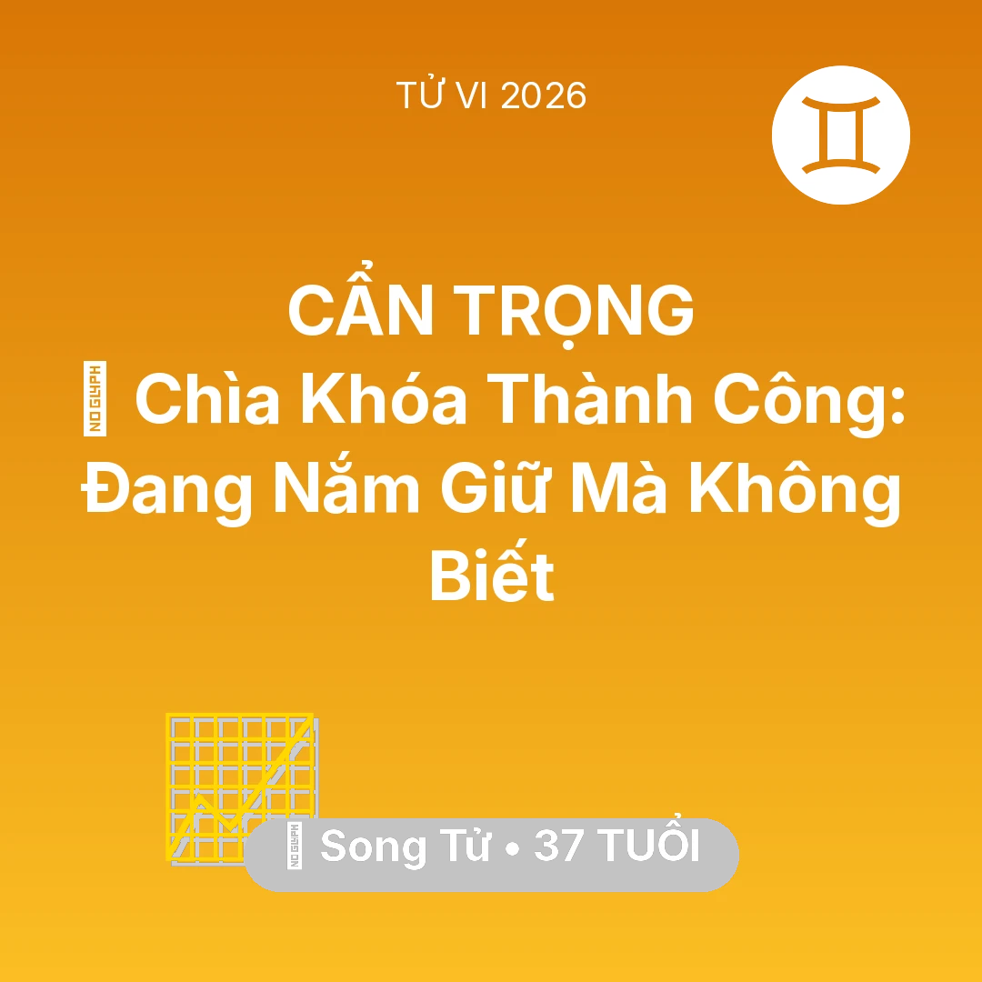 Tổng quan Sự Nghiệp tuổi 37 - Xem tử vi Song Tử sinh năm 1989 : 🗝️ Chìa Khóa Thành Công: Song Tử Đang Nắm Giữ Mà Không Biết